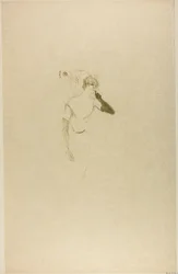 Yvette Guilbert, i Colombine vid Pierrot