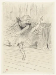 Porträtt av danseres Ida Heath Ida Heath engelsk dansare
