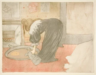 Femme au tub (Kvinna vid badkaret), från serien Elles