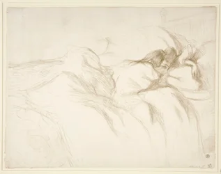 Femme couch?e, R?veil (Woman Waking Up in Bed), från serien Elles
