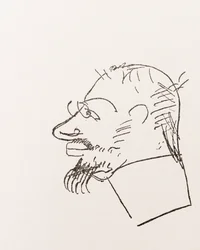 Henri Toulouse-Lautrec. Självporträtt.