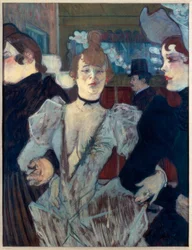 La Goulue vid Moulin-Rouge