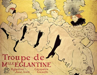 Mademoiselle Eglantines trupp, 1895, 1895.