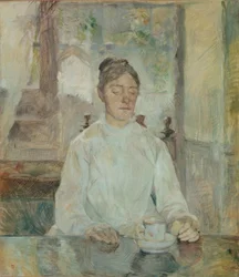Konstnärens mor, grevinnan Adèle de Toulouse-Lautrec, e
