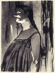 Madame Abdala, tallrik 6 från Le Café Concert Series, 1893