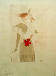 Miss Marcelle Lender, stående