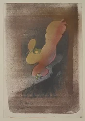 Miss Loïe Fuller, 1893 (färglitografi på vävt papper)