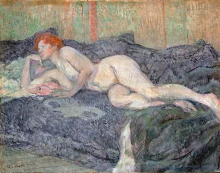 Liggande nakenmodell, 1897