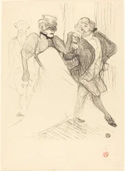 Rejane och Galipaux i "Madame Sans-Gêne" (Réjane och Galipaux i "Madame Sans-Gêne")