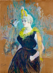 The Clownesse Cha-U-Kao av ​​Toulouse Lautrec, Henri, de (1864-1901)