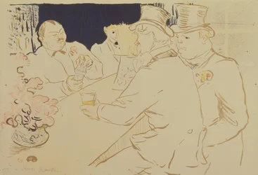 The Irish and American Bar, rue Royale, för The Chap Book, 1895