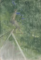 The Rope Dancer (pastell)