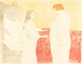 Kvinna i sängen, Profil Femme au lit, profil, 1896.