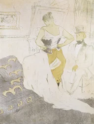 Kvinna i korsett, från Elles; Femme en Corset, från Elles, 1896