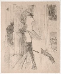 Yvette Guilbert: På scenen, 1898.