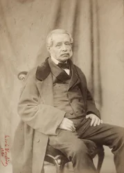 Mist, fotografi av Henri de la Blanchere (1821-1880), 39 boulevard des Capucines Paris 1839 (s/v foto)