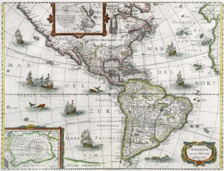 Karta över Amerika, 1631