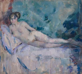 Lägger naken (målning)