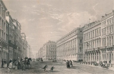 Rue du Chapeau Rouge, Bordeaux, mitten av 1800-talet.