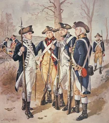Infanteriuniformer i den (amerikanska) kontinentala armén 1779-83