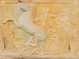 Centrala metopen på frisen av Phidias, Parthenon