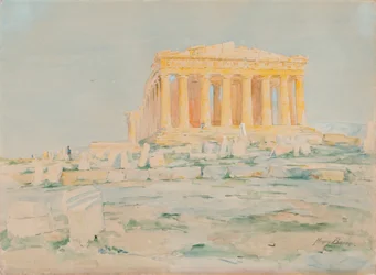 Parthenon, västra fasaden, n.d.