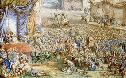 En allegori över samtida händelser, 1873
