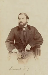Carte-de-visite-porträtt av Samuel Ely, 1862-1869.