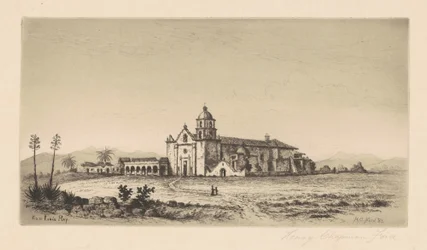 Mission San Luis Rey de Francia, 1883.