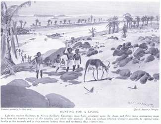 Jakt för sitt uppehälle, c.1920