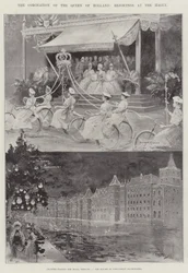 Kröningen av drottningen av Holland, Jubel i Haag