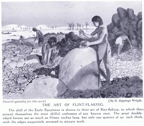 Konsten att tillverka flinta, c.1920