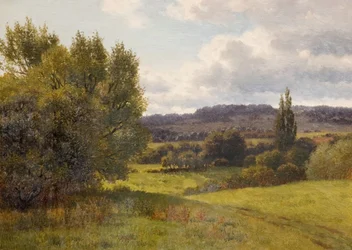 Landskap med träd, 1931.