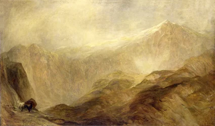 Snowdon (olja på duk)