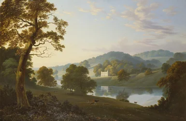 Great Barr Hall, Staffordshire (olja på duk)