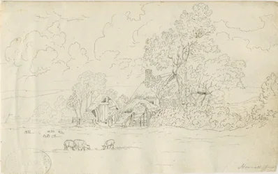 Stonnall kyrka: pennteckning, 20 juni 1813