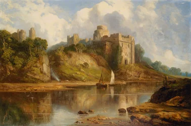 Pembroke Castle (olja på duk)