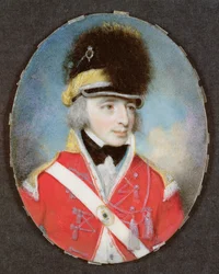 Miniatyr av en okänd officer, c.1797