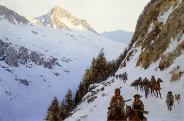 The Trail Over the Pass, 1910