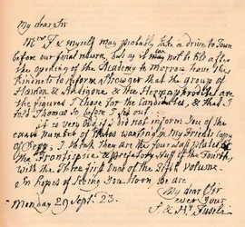 Ett brev från Henry Fuseli, 29 september 1823 1904