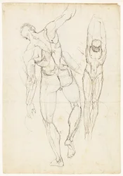 Figurstudier (recto och verso)