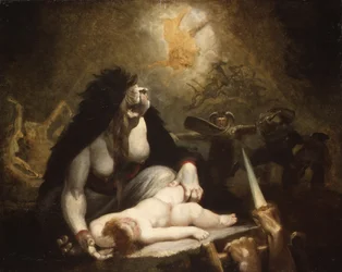 Nattmaran besöker lappländska häxor, 1796