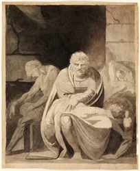 Ugolino och hans söner svälter ihjäl i tornet