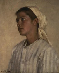 Porträtt av en flicka