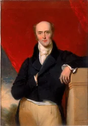 Porträtt av den höge ärade Earl Grey K.G., 1848