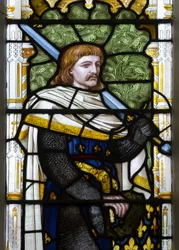 Cambridge, Trinity College, Heaton Butler & Bayne, Henry Holiday, Ludovicus, 1870, anpassad från Carl Almquist