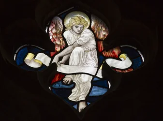 Quatrefoil Tracery, Angel, 1882