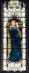 Ruth med majs, 1881-83 (målat glas)