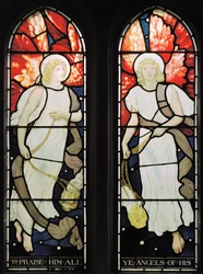 Sensing Angels, 1882 (målat glas)