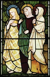 The Three Marys, 1874 (målat glas)